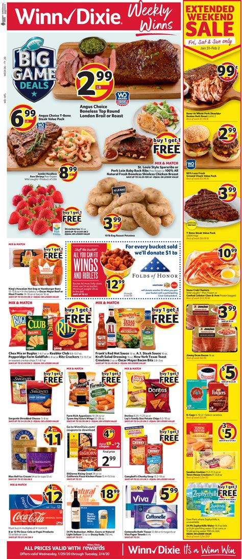 Winn Dixie Current weekly ad 01/29 - 02/04/2020 - frequent-ads.com