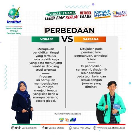 PERBEDAN VOKASI DENGAN SARJANA – VOKASI