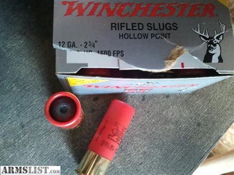 ARMSLIST - For Sale: Winchester 12 gauge Birdshot shells and Slugs