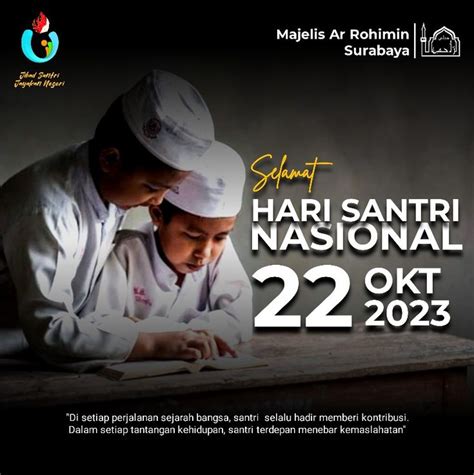 Hari Santri Nasional 2023 | Desain pamflet, Desain, Sejarah