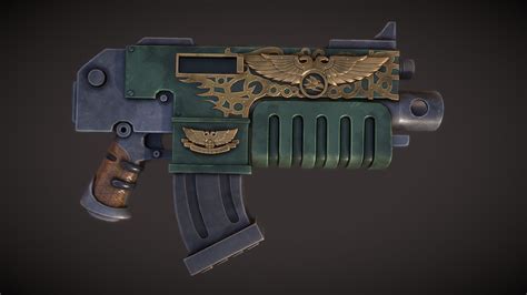 Warhammer 40k Bolter - 3D model by DimChryss [ca9e353] - Sketchfab