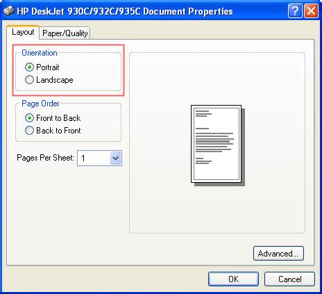 How do I print in landscape? » Hardware » Windows » Tech Ease