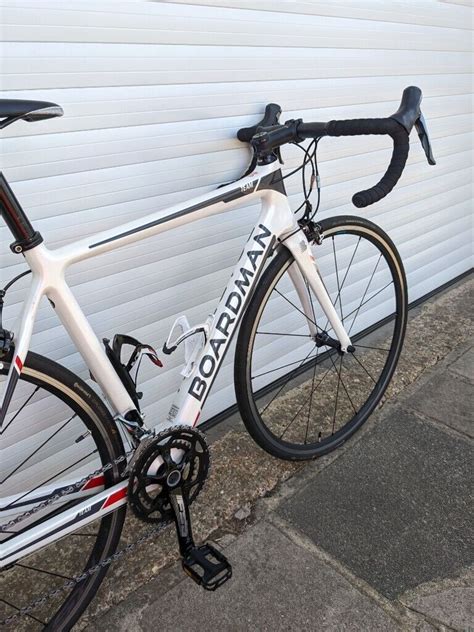 Boardman Team Carbon road bike (new wheels), size: M (55cm top tube ...