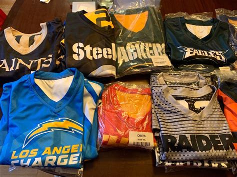 Dynamic NFL Flag Football Jerseys - Various Teams and Sizes | eBay