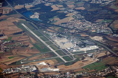 BSL Basel Airport | Looking down over Basel Airport and the … | Flickr