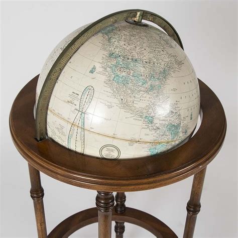 CRAM'S IMPERIAL WORLD GLOBE in Wood Floor Stand | World globe, Flooring ...