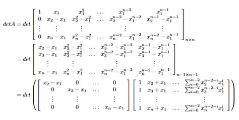 The Vandermonde Determinant, A Novel Proof | by Thomas Hughes | Towards ...