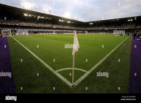 RSC Anderlecht home ground Constant Vanden Stock Stadium Stock Photo ...