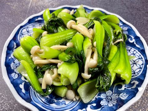 Bok Choy Beech Mushrooms Stir Fry • Oh Snap! Let's Eat!