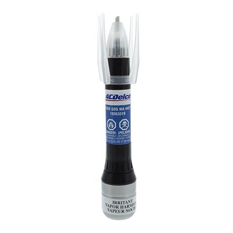 AC Delco Lacquer 4-in-1 Touch-Up Paint Pen with Abrasive Prep Tip ...