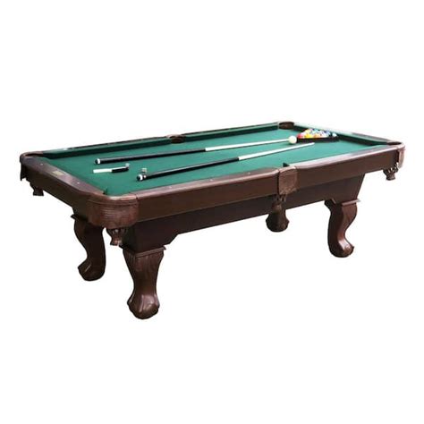 Barrington 7.5 ft. Traditional Ball and Claw Leg Billard Table BLL090 ...