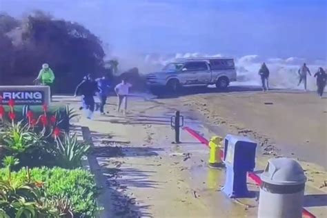 8 Hospitalized After Huge Waves Slam California Coast