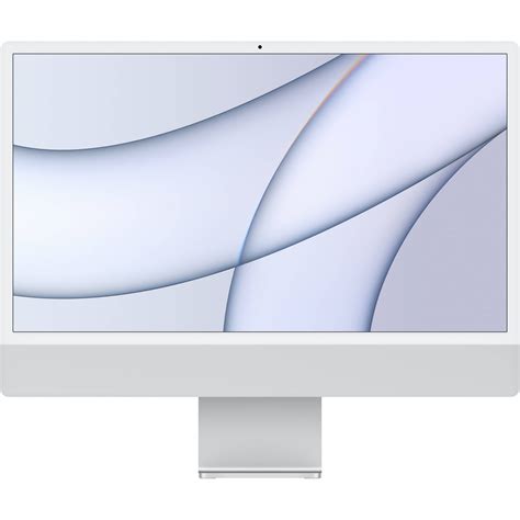 Apple 24" iMac with M1 Chip (Mid 2021, Silver) Z12Q000NU B&H