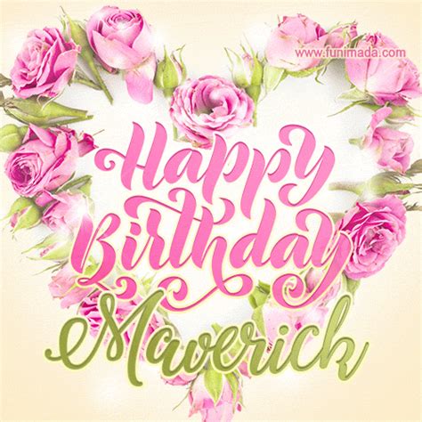 Happy Birthday Maverick GIFs for Her - Download on Funimada.com