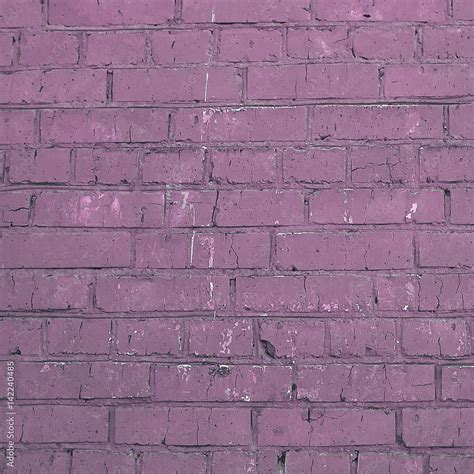 Purple brick wall background. Grunge texture. Stock Photo | Adobe Stock