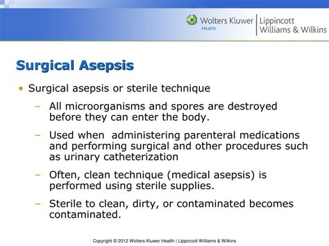 Differences between medical and surgical asepsis - guideopti