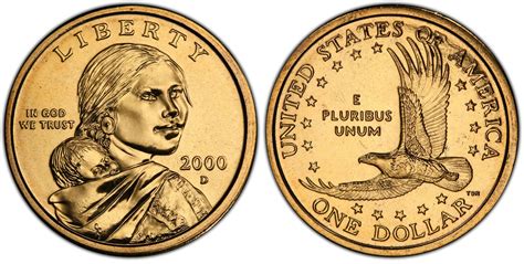 2000-D SAC$1, PL (Regular Strike) Sacagawea Dollar - PCGS CoinFacts