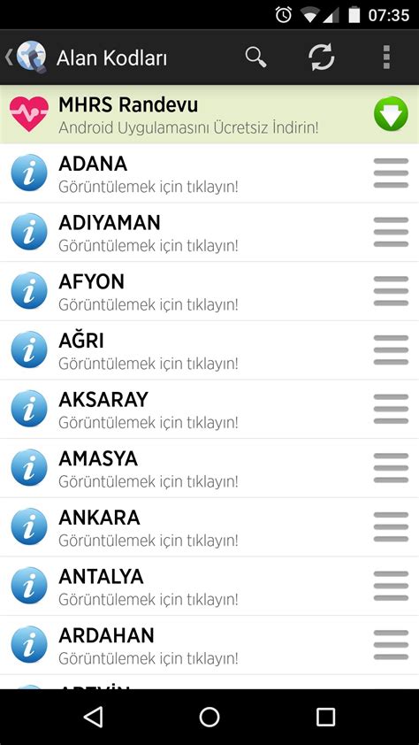 Turkey Phone Area Codes APK für Android herunterladen