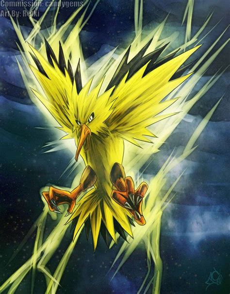 Zapdos by RetkiKosmos.deviantart.com on @deviantART Bird Pokemon ...