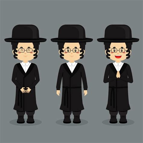 Israel Character with Various Expression 25674457 Vector Art at Vecteezy