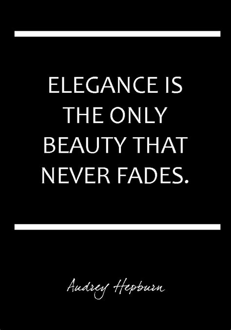 Imagine Design » Elegance is the Only Beauty that Never Fades – Audrey ...