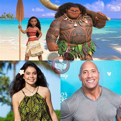 Disney Film Facts — BREAKING NEWS! Meet Moana and Maui voiced by...