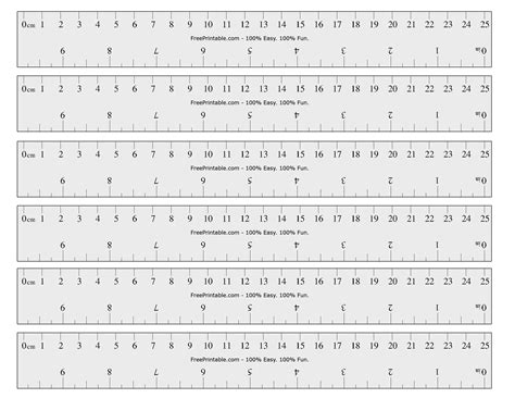 Printable Ruler Inches And Centimeters