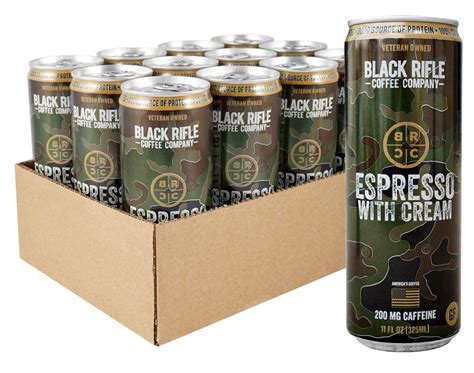 Black Rifle Coffee RTD (Espresso with Cream, 12 Count) - Walmart.com