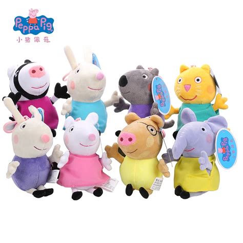 Original Peppa Pig Plush Toys Peppa George Family Stuffed Doll Peppa ...