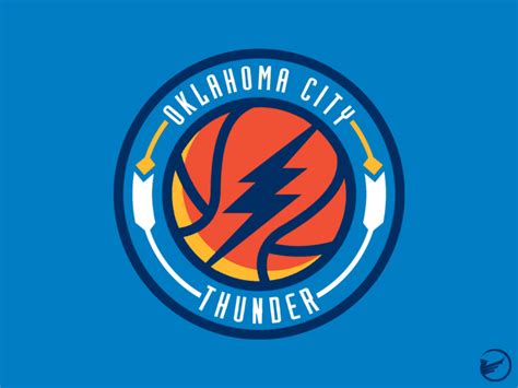 Oklahoma City Thunder Primary Logo Concept by Jai Black on Dribbble