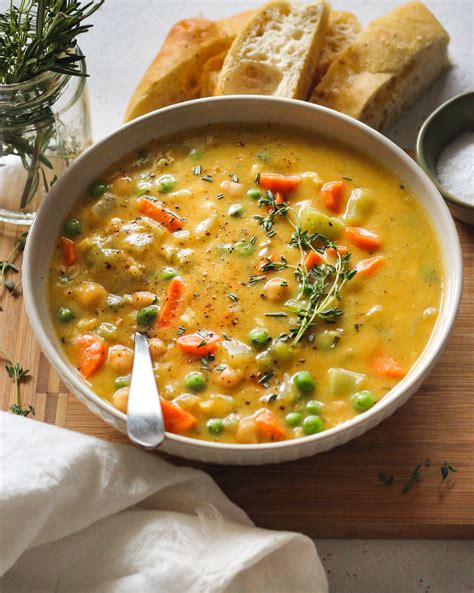 One-Pot Creamy Vegetable Soup - It's All Good Vegan