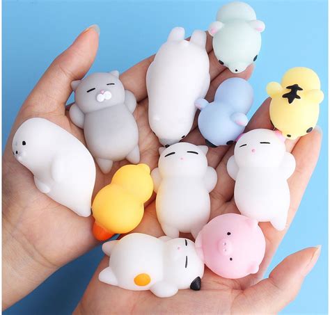 Mochi squishies cute squeeze stress relief party bag | Etsy | Cute ...