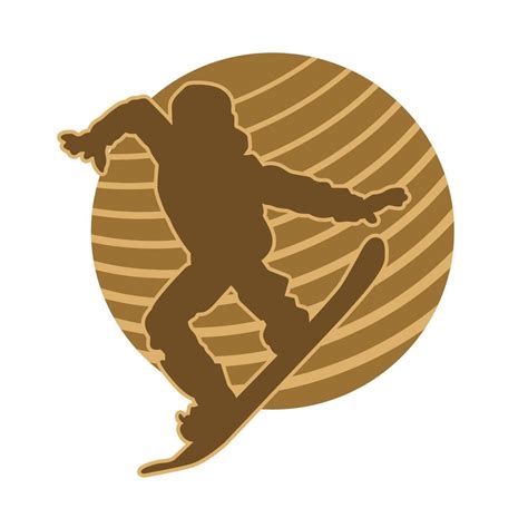 snowboard player isolated vector silhouette 13317762 Vector Art at Vecteezy