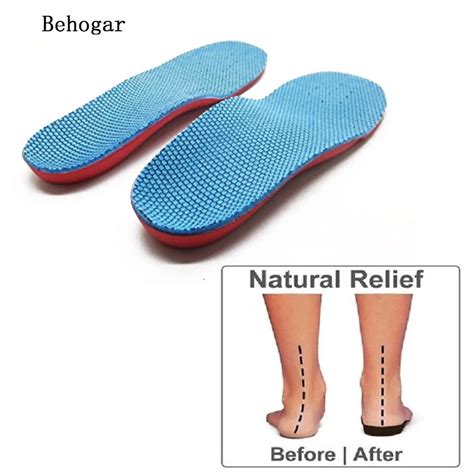 Behogar Orthotic Arch Support Flatfoot Correction Relief Flat Foot Pain ...