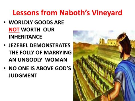 PPT - Lessons from Naboth’s Vineyard PowerPoint Presentation, free ...