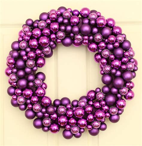 Purple Passion Christmas Wreath