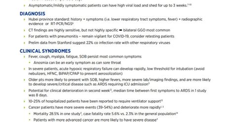 Quick Reference Guide to COVID-19 and Cancer | IASLC