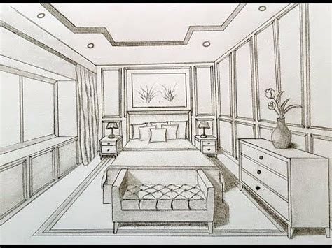 How To Draw One Point Perspective Interior Design | Psoriasisguru.com