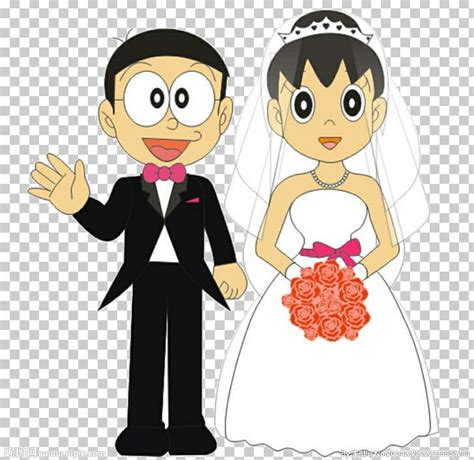 Nobita Nobi Shizuka Minamoto Animation Doraemon Wedding PNG, Clipart ...