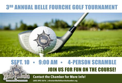 Golf Tournament Fundraiser - Belle Fourche Chamber of Commerce