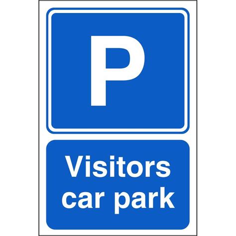 Visitors Car Park Signs | Car Park Information Safety Signs Ireland