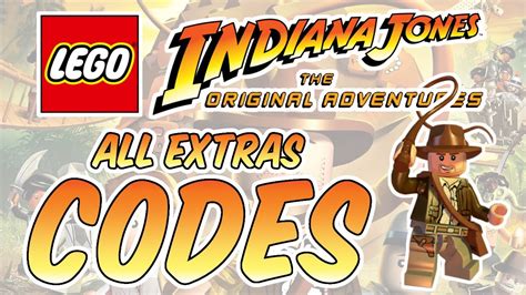 Lego Indiana Jones ALL EXTRAS Cheat Codes - YouTube