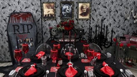 Vampire-Themed Halloween Dinner Party - Fern and Maple