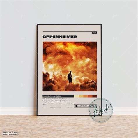 Oppenheimer Poster | Christopher Nolan | Minimalist Movie Poster