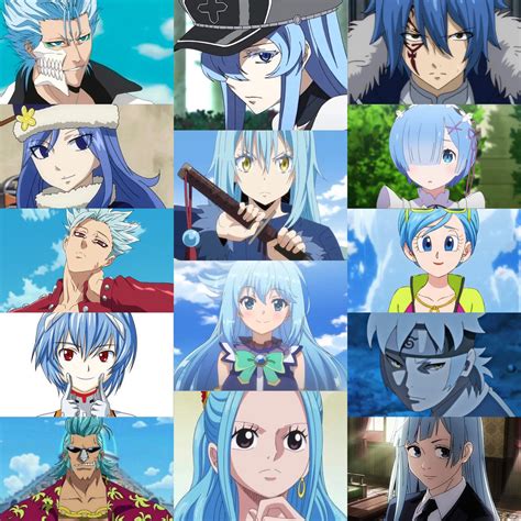 Details more than 77 light blue hair anime characters latest - in ...