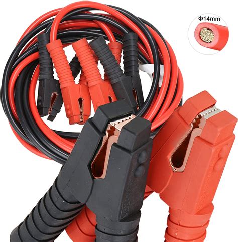 Amazon.com: Voilamart Auto Heavy Duty Jumper Cables 1 Gauge 20Ft ...