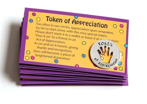 Tokens of Appreciation and Cards (Set of 10) | Share Appreciation of ...