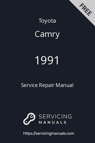 1991 Toyota Camry Service Repair Manual PDF | ServicingManuals