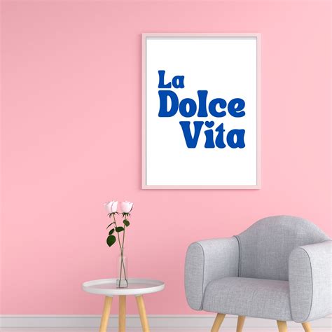 La Dolce Vita Wall Art - Etsy