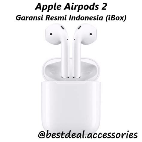 Promo Apple AirPods 2 (2nd Gen) 2019 Garansi Resmi Indonesia (iBox ...